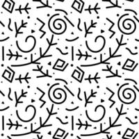 Abstractc line seamless pattern vector
