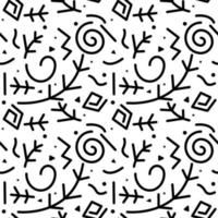 Abstractc line seamless pattern vector