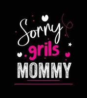 sorry girl mommy vector