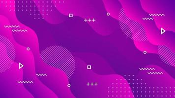 Abstract Purple Background with Geometric Shape vector