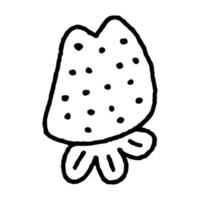 Hand Drawing Doodle Strawberry 3 vector