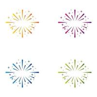 Star logo vector icon set