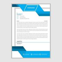 Business simple unique letterhead design Template vector