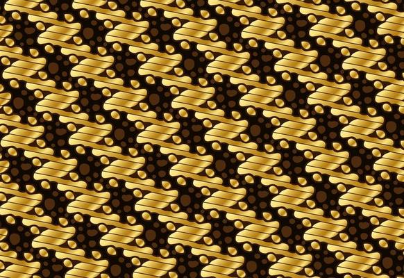gold batik pattern