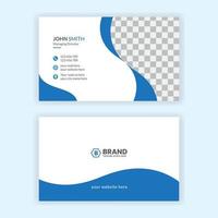 Professional modern creative horizontal business card design template free download vector