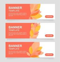 Student charitable activities web banner design template vector