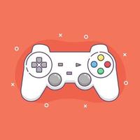 Ilustración de vector de icono de juego de joystick