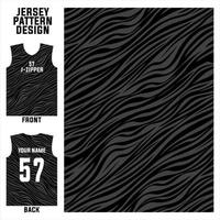 concepto abstracto vector plantilla de patrón de jersey para impresión o sublimación uniformes deportivos fútbol voleibol baloncesto deportes electrónicos ciclismo y pesca