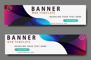 Beautiful Abstract Web banner design background or header Templates vector