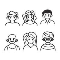 people avatar for every need vector