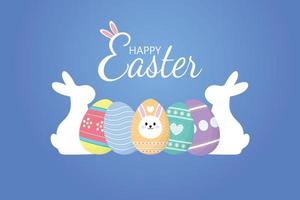 Easter day background vector illustration.Usable for Banners, posters, cover design template, social media template.