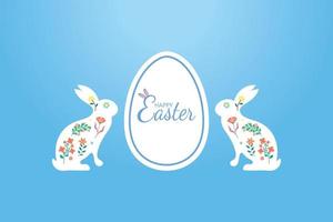 Easter day background vector illustration.Usable for Banners, posters, cover design template, social media template.
