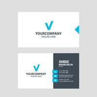 Simple modern business card template collection Premium Vector