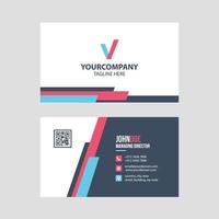 Simple modern business card template collection Premium Vector