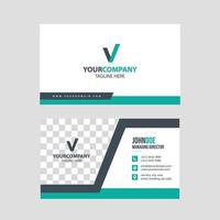 Simple modern business card template collection Premium Vector