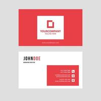 Simple modern business card template collection Premium Vector