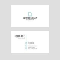 Simple modern business card template collection Premium Vector