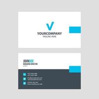 Simple modern business card template collection Premium Vector