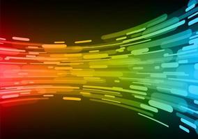 color Light Abstract Technology background for computer graphic website internet and business. move motion blur. curve vector