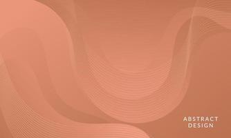 Abstract Brown Fluid Wave Background vector