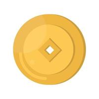 gold old coin vector