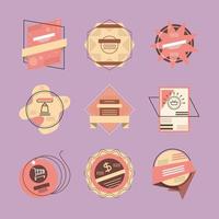 shopping discount label vector