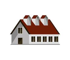 house flat icon vector
