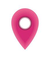 gps navigation pin vector