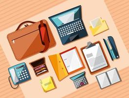 office supplies and stationery vector