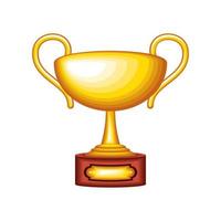 golden cup award vector