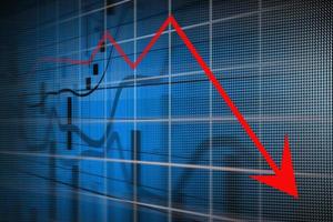 Financial and business graphs photo