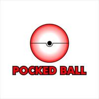 pocket ball logo vector design