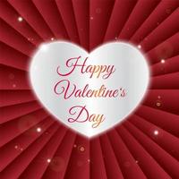 Happy Valentine's Day laser cut design vector