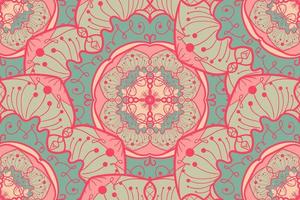 Mandala Seamless Pattern vector