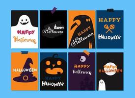 Happy Halloween Lettering vector