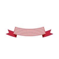 Oktoberfest simple ribbon for banner and headline vector