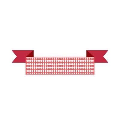 Oktoberfest simple ribbon for banner and headline