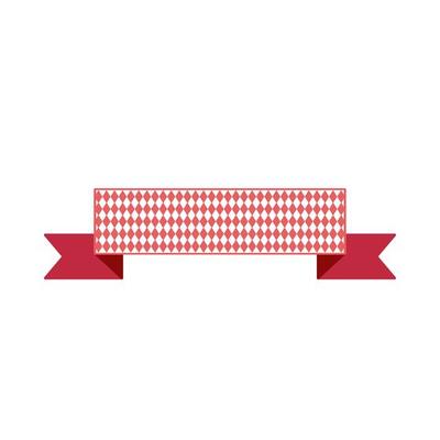 Oktoberfest simple ribbon for banner and headline