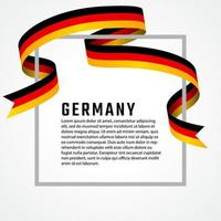 ribbon shape germany flag background template