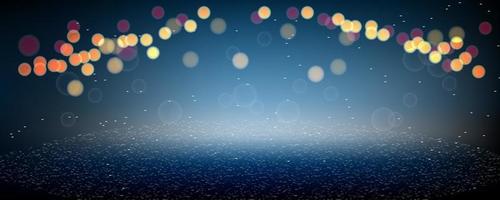 Abstract background with bokeh light vector