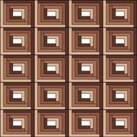 brown square shape tile seamless pattern perfect for background or wallpaper vector