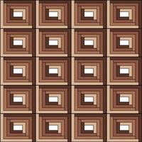 brown square shape tile seamless pattern perfect for background or wallpaper vector