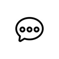 chat icon design vector symbol talk, bubble, comment, message