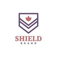 Shield logo template for your security, guard, safe, protect business, etc vector