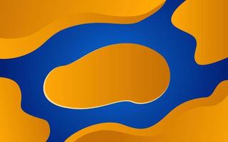 Diseño de fondo abstracto en colores azul y naranja. diseño para promociones y banners. vector