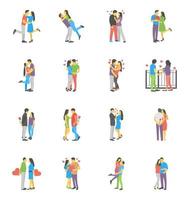 Romantic Couples Concepts vector