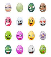 Cartoon Easter Eggs vector