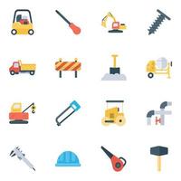 Construction Equipments Concepts vector