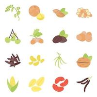 Grains And Vegetables vector