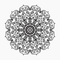 Hand drawn mandala. decoration in ethnic oriental  doodle ornament vector